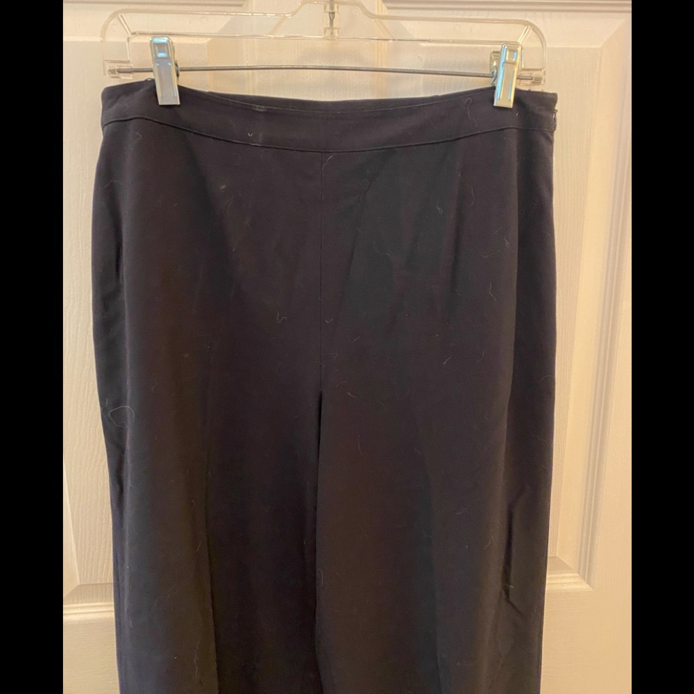 Talbots pants light weight career stretch black 12